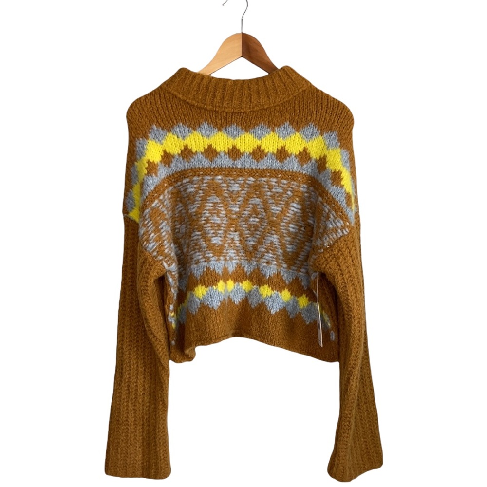 Free People Alpine Pullover In Cinnamon Toast - Picture 5 of 12